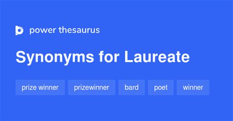 synonyms for laureate